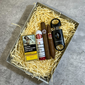 Cuban Selection Gift Box Sampler - 3 Cigars, Montecristo Minis and Cutter